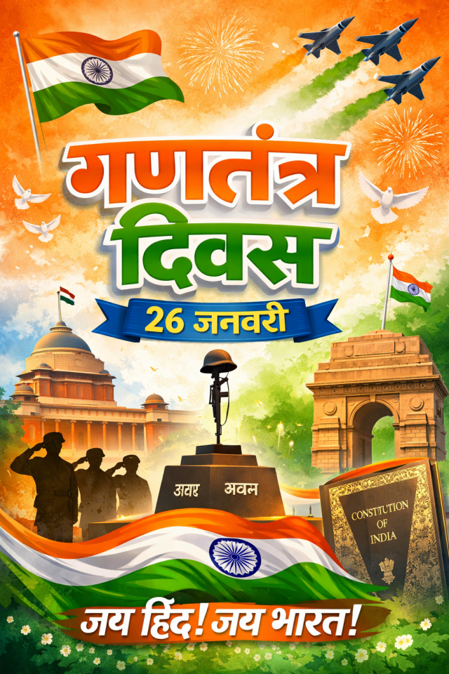 गणतंत्र दिवस : भारतीय लोकतंत्र की अमर गाथा