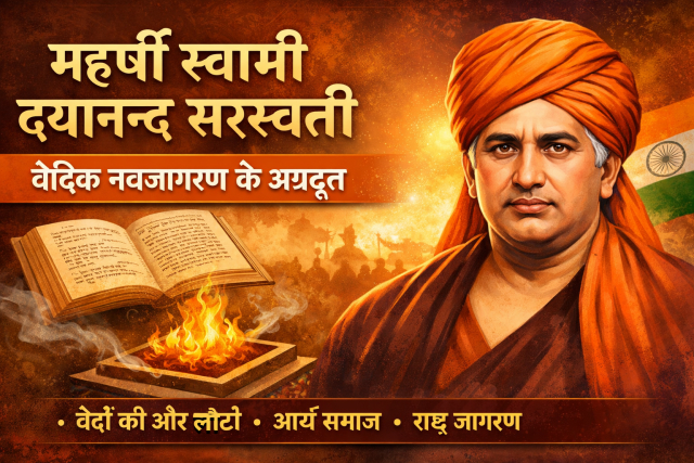 🔱 महर्षि स्वामी दयानन्द सरस्वती (1824–1883)